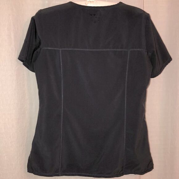 ScrubStar XS Charcoal Gray Performance Scrub Top - Picture 2 of 11